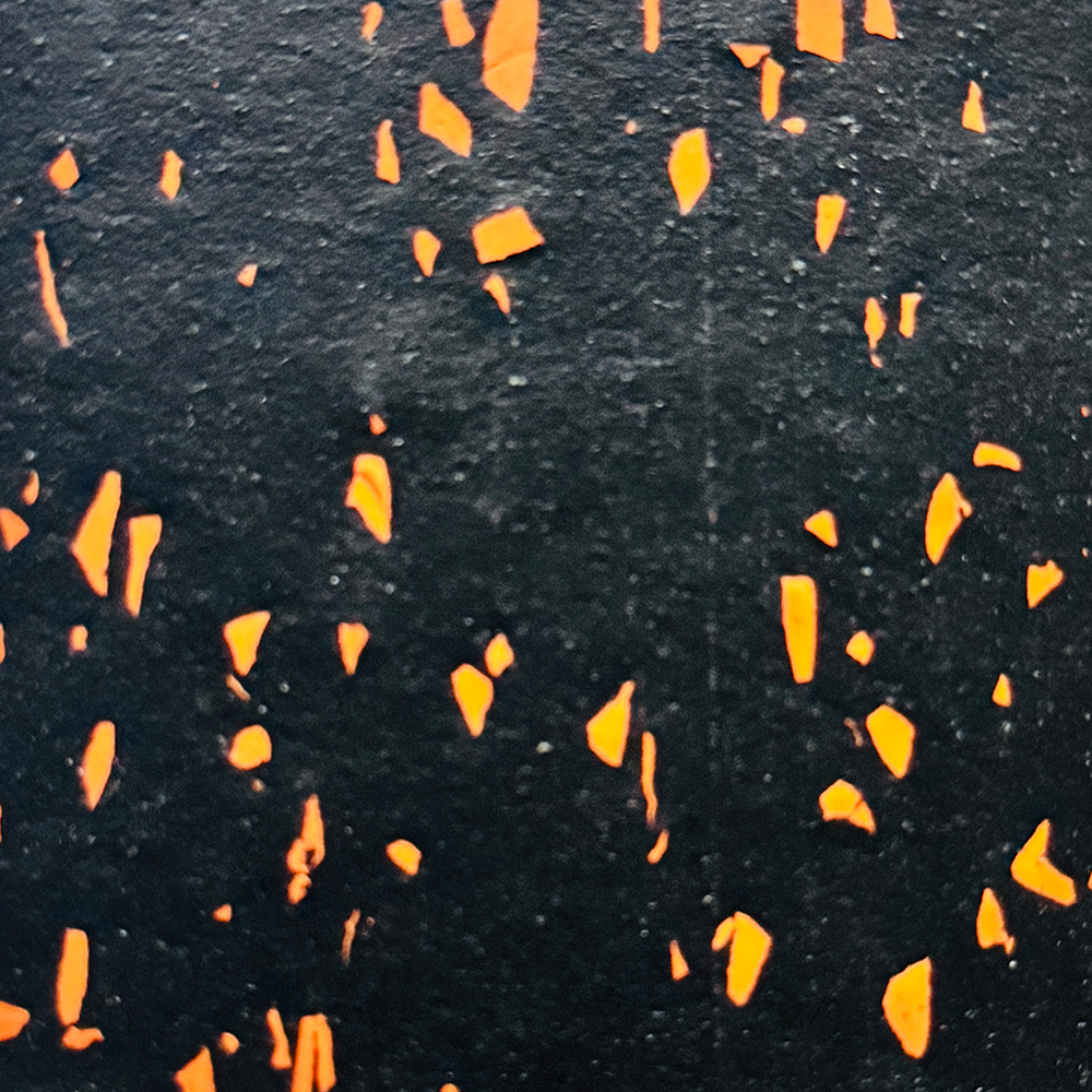 Cap Locking Rubber Tiles Orange 6206